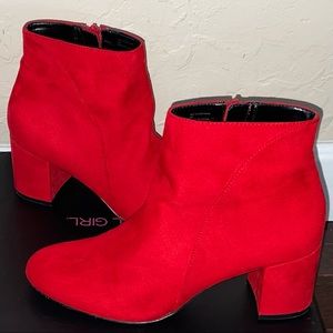 Inc International red booties